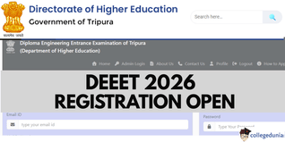 DEEET 2026 Registration Begins @deeet.tripura.gov.in; Apply by April 15